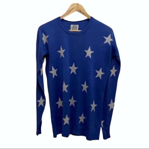 Zoe Karssen Loose Fit Stars Sweater Medium - Picture 1 of 5